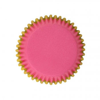 Cupcake Backförmchen - Peach mit Goldrand